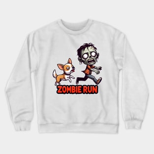 Zombie Run Crewneck Sweatshirt